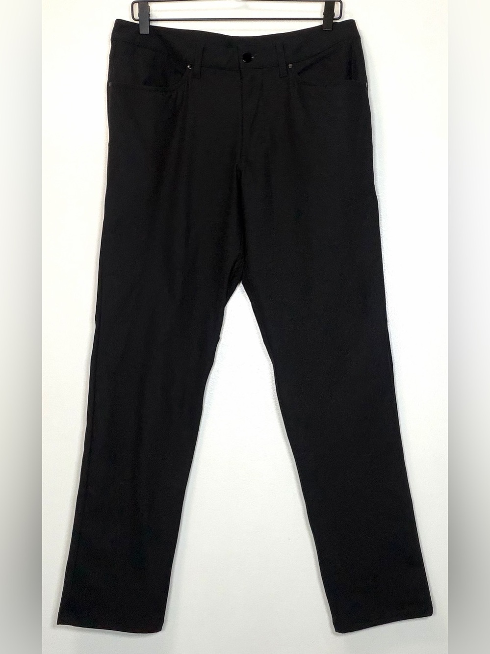lululemon athletica Men's Black Straight Chinos